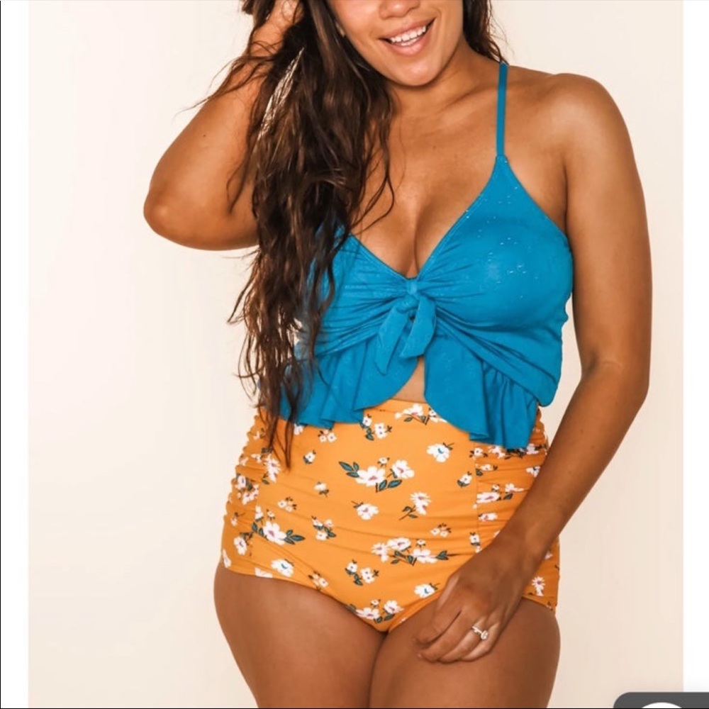 M 8-10 High Rise Bikini Set